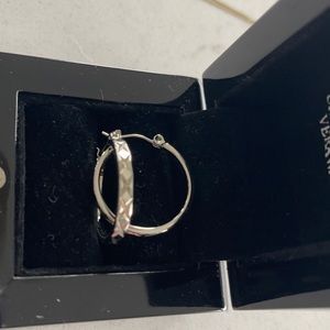 Sterling silver hoop earrings